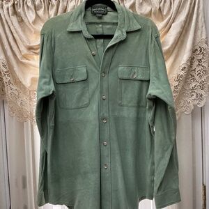 Ralph Lauren suede shirt